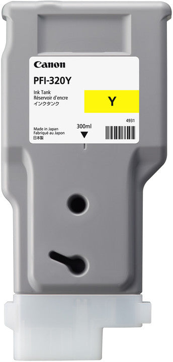 Canon 2893C001/PFI-320Y Ink cartridge yellow 300ml for Canon IPF GP-200/TM-200/TM-255