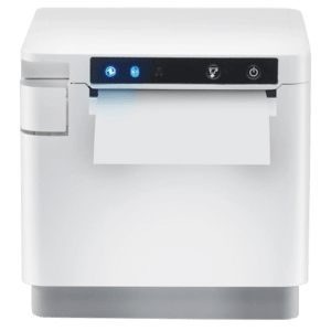 Star Micronics MCP31CBI WT E+U, mPOS Receipt Printer - 400mm/s Direct Thermal, 58/80mm paper width, Bluetooth, USB-C with Power Delivery for iOS / Android, Ethernet LAN, USB-A peripheral hub, CloudPRNT Next, White Case, EU UK, 24VDC PS included, MCP31CBI