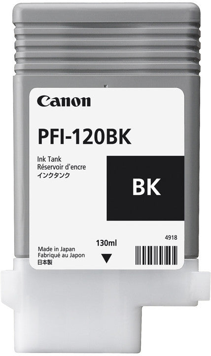 Canon 2885C001/PFI-120BK Ink cartridge black 130ml for Canon IPF GP-200/TM-200/TM-255