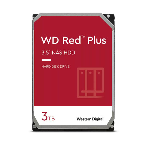 Western Digital Red Plus WD30EFPX internal hard drive 3.5" 3 TB Serial ATA III