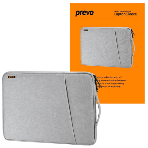 PREVO LB007 notebook case 35.6 cm (14") Sleeve case Grey