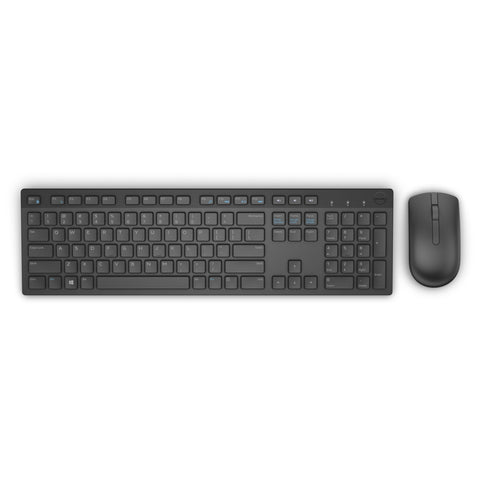 DELL KM636 keyboard Mouse included Universal RF Wireless QWERTY Spanish Black