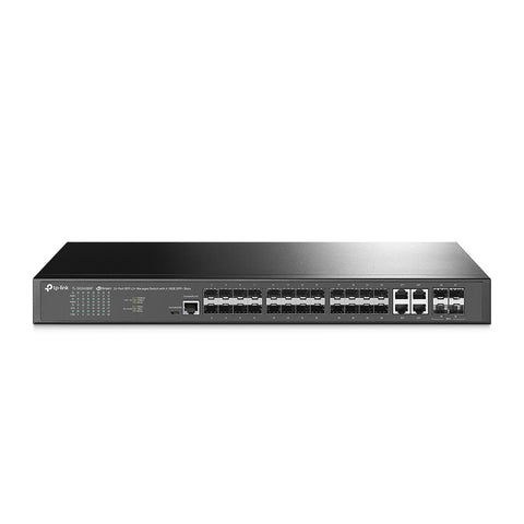 TP-Link Omada 24-Port SFP L2+ Managed Switch with 4 10GE SFP+ Slots