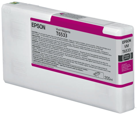 Epson C13T653300/T6533 Ink cartridge magenta 200ml for Epson Stylus Pro 4900