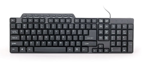 Gembird KB-UM-104 keyboard USB QWERTY US English Black