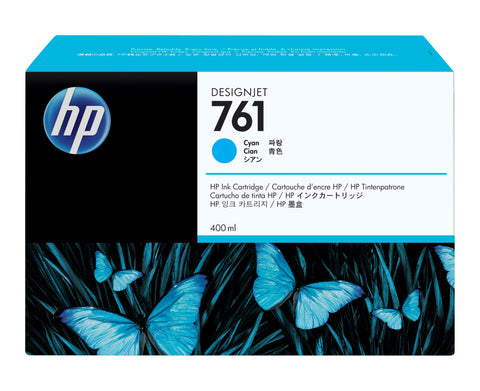 HP CM994A/761 Ink cartridge cyan 400ml for HP DesignJet T 7100/7200