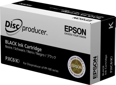 Epson C13S020452/PJIC6 Ink cartridge black, 3K pages 26ml for Epson PP 100/50