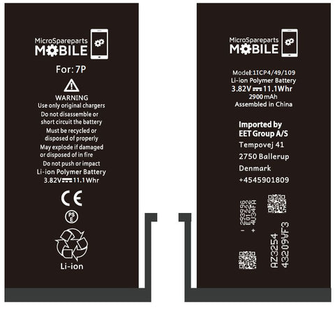 CoreParts MOBX-IP7P-BAT mobile phone spare part Battery Black