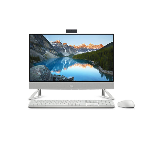 DELL Inspiron 5410 Intel® Core™ i5 60.5 cm (23.8") 1920 x 1080 pixels 8 GB DDR4-SDRAM 1.51 TB HDD+SSD All-in-One PC Windows 11 Home Wi-Fi 6E (802.11ax) White