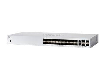 Cisco CBS350-24S-4G-UK network switch Managed L3 1U Black, Grey