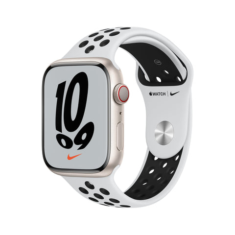 Apple Watch Nike Series 7 OLED 45 mm 4G Beige GPS (satellite)