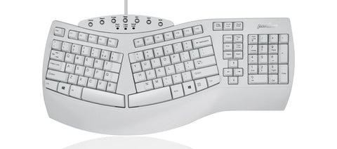Perixx Periboard-512 keyboard USB QWERTZ German White