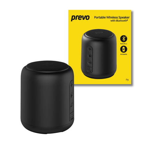 PREVO F9 portable speaker Mono portable speaker Black 5 W