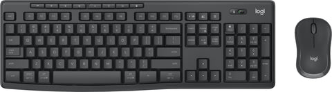 Logitech MK370 Combo for Business keyboard Mouse included Office RF Wireless + Bluetooth QWERTY Spanish Graphite