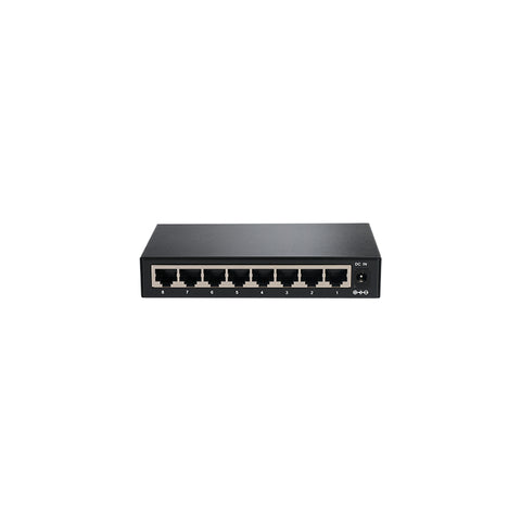 Wi-Tek WI-SG108 network switch Unmanaged Gigabit Ethernet (10/100/1000) Black, Orange