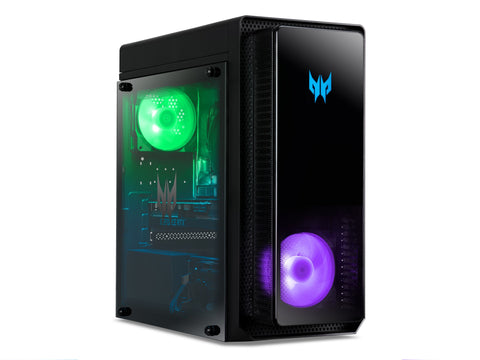 Acer Predator PO3-650 Gaming Desktop - Intel Core i5-13400F, 16GB, 1TB SSD, Nvidia RTX 4060, No Display, Windows 11, Black