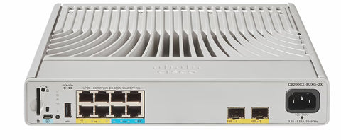 Cisco Catalyst C9200CX-8UXG-2X-E network switch Managed L2/L3 Power over Ethernet (PoE) Grey