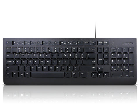 Lenovo Essential keyboard Universal USB QWERTY Nordic Black