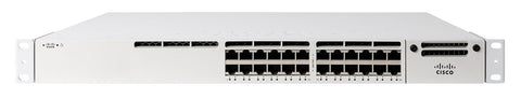 Cisco Meraki MS390-24P-HW network switch Managed L3 Gigabit Ethernet (10/100/1000) Power over Ethernet (PoE) 1U White