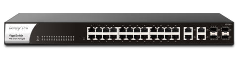 Draytek G1282 Managed Gigabit Ethernet (10/100/1000) 1U Black