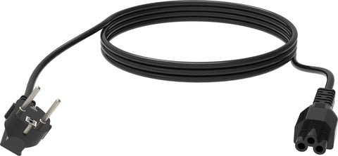 Vision TC 3MEUCVLF/BL power cable Black 3 m CEE7/7 IEC C5