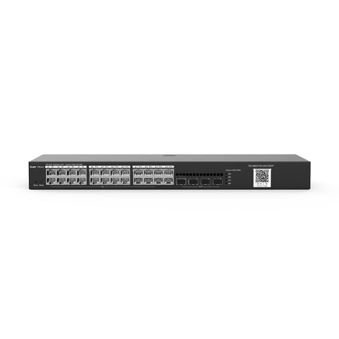 Ruijie Networks RG-NBS3100-24GT4SFP network switch Managed L2 Gigabit Ethernet (10/100/1000) Power over Ethernet (PoE) Black