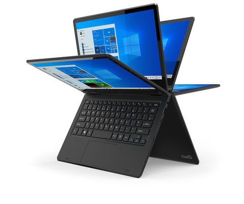 Geo Computers GeoFlex 110 Intel® Celeron® N N4020 Hybrid (2-in-1) 29.5 cm (11.6") Touchscreen HD 4 GB LPDDR4-SDRAM 64 GB eMMC Wi-Fi 5 (802.11ac) Windows 10 Home in S mode Black