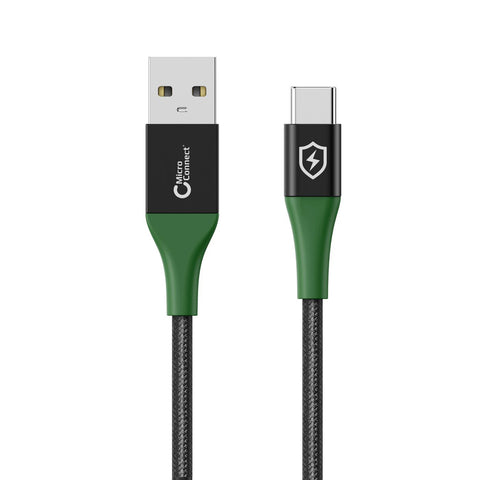 Microconnect MC-SMART USB-A-C-01 USB cable USB 2.0 1 m USB A USB C Black, Green