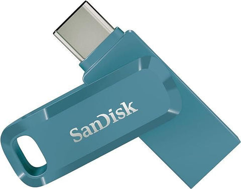 SanDisk Ultra Dual Drive Go USB 64GB USB flash drive USB Type-A / USB Type-C 3.2 Gen 1 (3.1 Gen 1) Blue