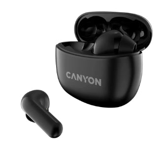 Canyon CNS-TWS5B headphones/headset Wireless In-ear Calls/Music/Sport/Everyday USB Type-C Bluetooth Black