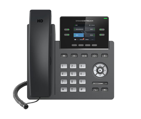 Grandstream Networks GRP2612 IP phone Black 2 lines