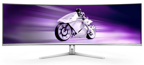 Philips Evnia 8000 49M2C8900/00 computer monitor 124.2 cm (48.9") 5120 x 1440 pixels Dual QHD QDOLED White