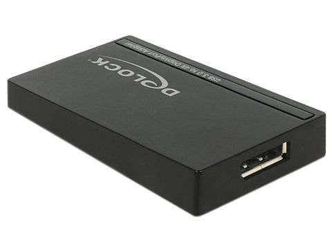 DeLOCK 62581 USB graphics adapter 3840 x 2160 pixels Black