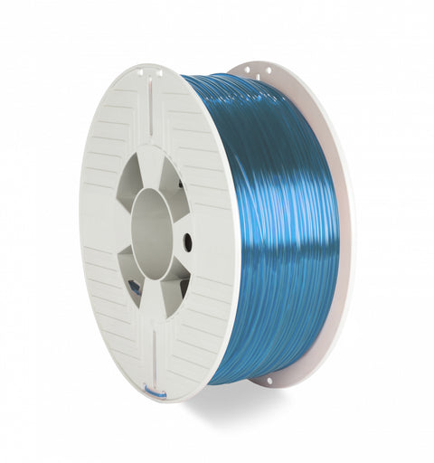Verbatim 55056 3D printing material Polyethylene Terephthalate Glycol (PETG) Blue, Transparent 1 kg