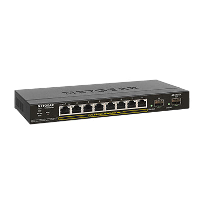 NETGEAR GS310TP Managed L2 Gigabit Ethernet (10/100/1000) Power over Ethernet (PoE) Black