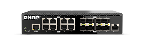 QNAP QSW-M3216R-8S8T network switch Managed L2/L3 10G Ethernet (100/1000/10000) 1U Black