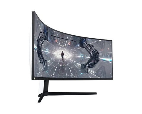 Samsung Odyssey LC49G94TSSP computer monitor 124.5 cm (49") 5120 x 1440 pixels UltraWide Dual Quad HD QLED Black, White