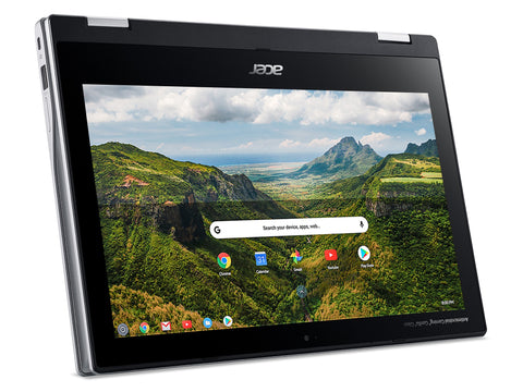 Acer Chromebook Spin 311 CP311-3H Convertible Laptop - MTK MT8183, 4GB, 64GB eMMC, Integrated Graphics, 11.6" HD Touchscreen, Chrome OS, Silver