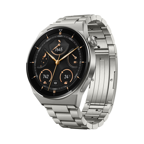 Huawei WATCH GT 3 Pro 3.63 cm (1.43") AMOLED 46 mm Digital 466 x 466 pixels Touchscreen 4G Titanium GPS (satellite)