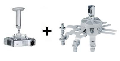 SMS Smart Media Solutions Proj CL F250 A/S incl Uni project mount Wall Silver