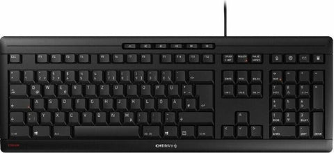 CHERRY STREAM keyboard Office USB QWERTZ Czech, Slovakian Black