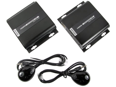 Cables Direct HD-EX358 AV extender AV transmitter & receiver Black