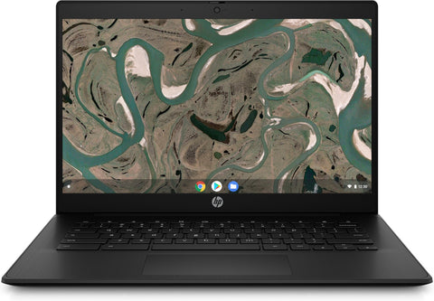 HP Chromebook 14 G7 Intel® Celeron® N5100 35.6 cm (14") Full HD 8 GB LPDDR4x-SDRAM 32 GB eMMC Wi-Fi 6 (802.11ax) ChromeOS Black