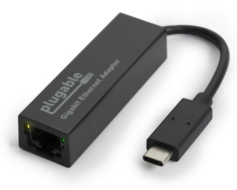 Plugable Technologies USB C to Ethernet Adapter, Fast and Reliable Thunderbolt or USB C to Gigabit Ethernet Adapter, Compatible with Windows, Mac, iPhone 15, ChromeOS, Dell XPS, Switch