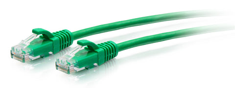 C2G 2.1m Cat6a Snagless Unshielded (UTP) Slim Ethernet Patch Cable - Green