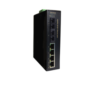Barox PC-IA402-S network switch Unmanaged L2 Fast Ethernet (10/100) Black