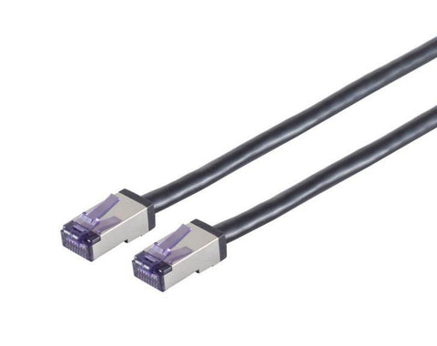 Lanview LVN-CAT6A-FLEX-1 M networking cable Black S/FTP (S-STP)