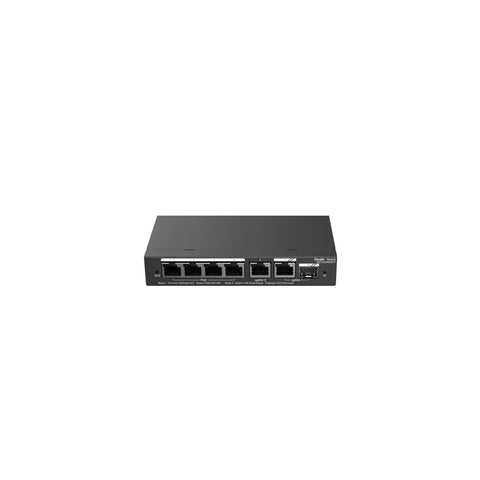 Ruijie Networks RG-ES206GS-P network switch Managed L2 Gigabit Ethernet (10/100/1000) Power over Ethernet (PoE) Black