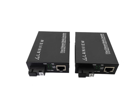 Lanview LVN-MED-SC-1000BASE-X-2 network media converter