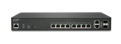 SonicWall SWS12-10FPOE Managed L2 Gigabit Ethernet (10/100/1000) Power over Ethernet (PoE) Black